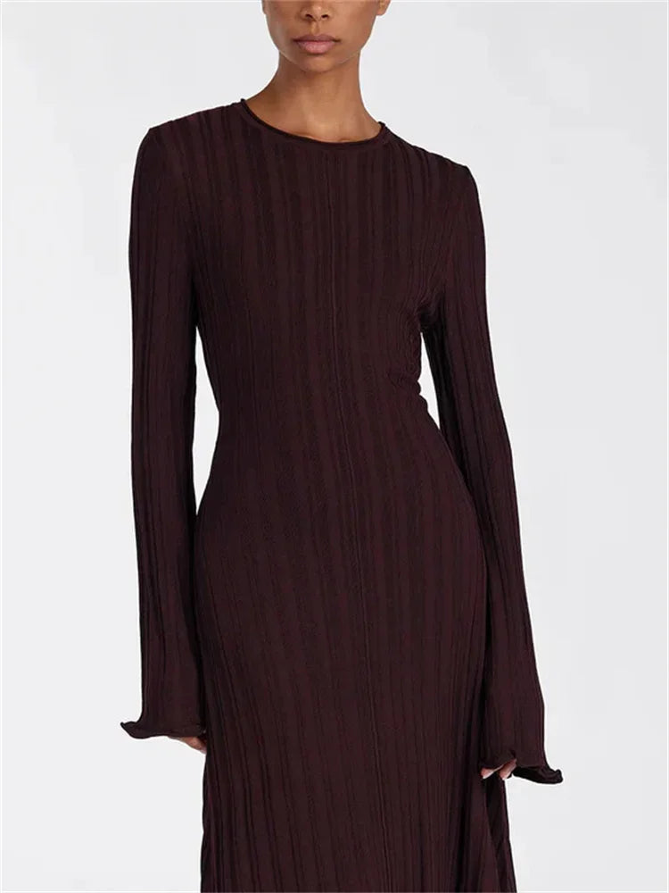 Women Lace-Up Dress