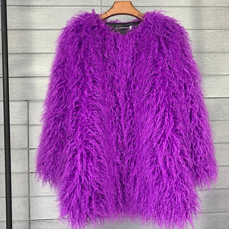 Women Colorful Coat Jacket