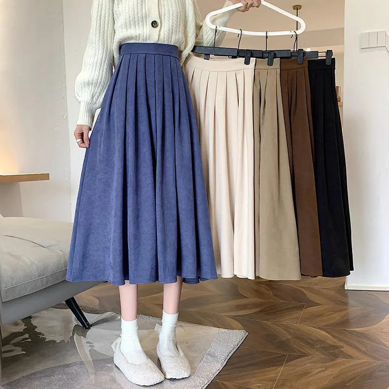 Lucy Vintage Pleated Skirt