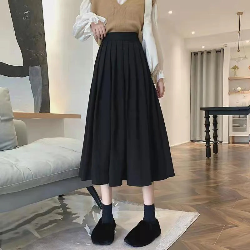 Lucy Vintage Pleated Skirt