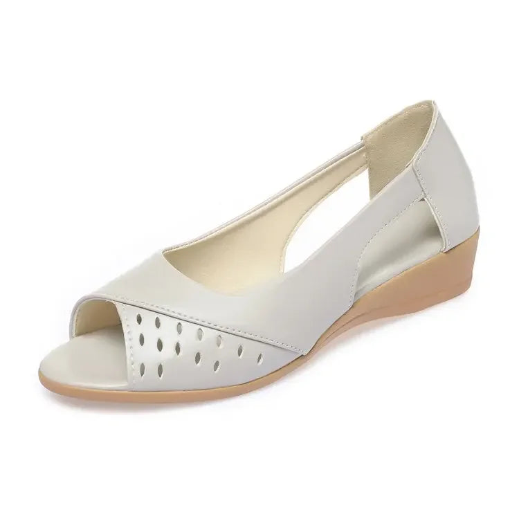 Fish mouth sandals