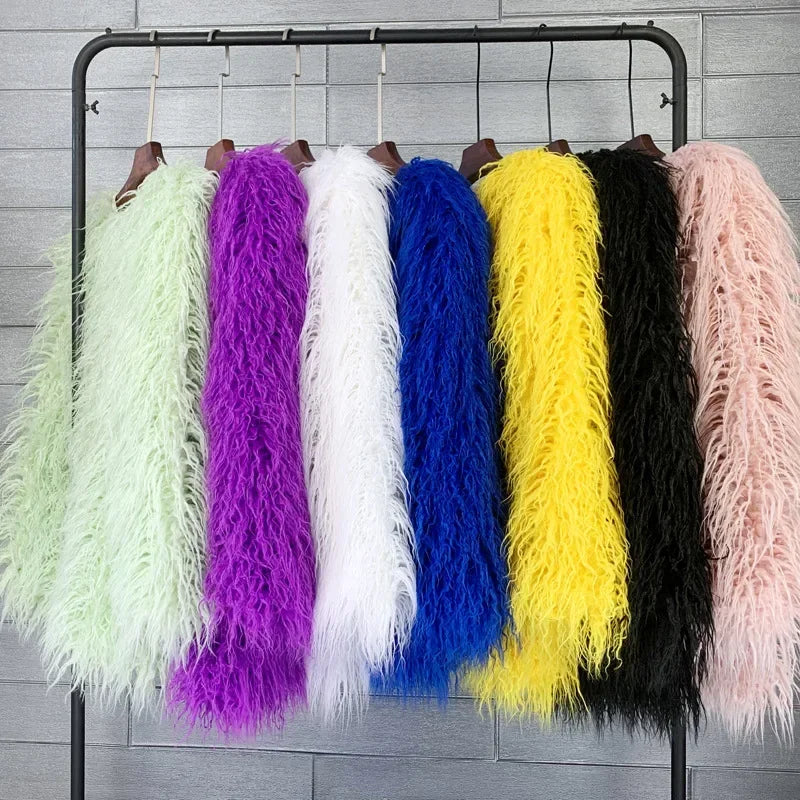 Women Colorful Coat Jacket