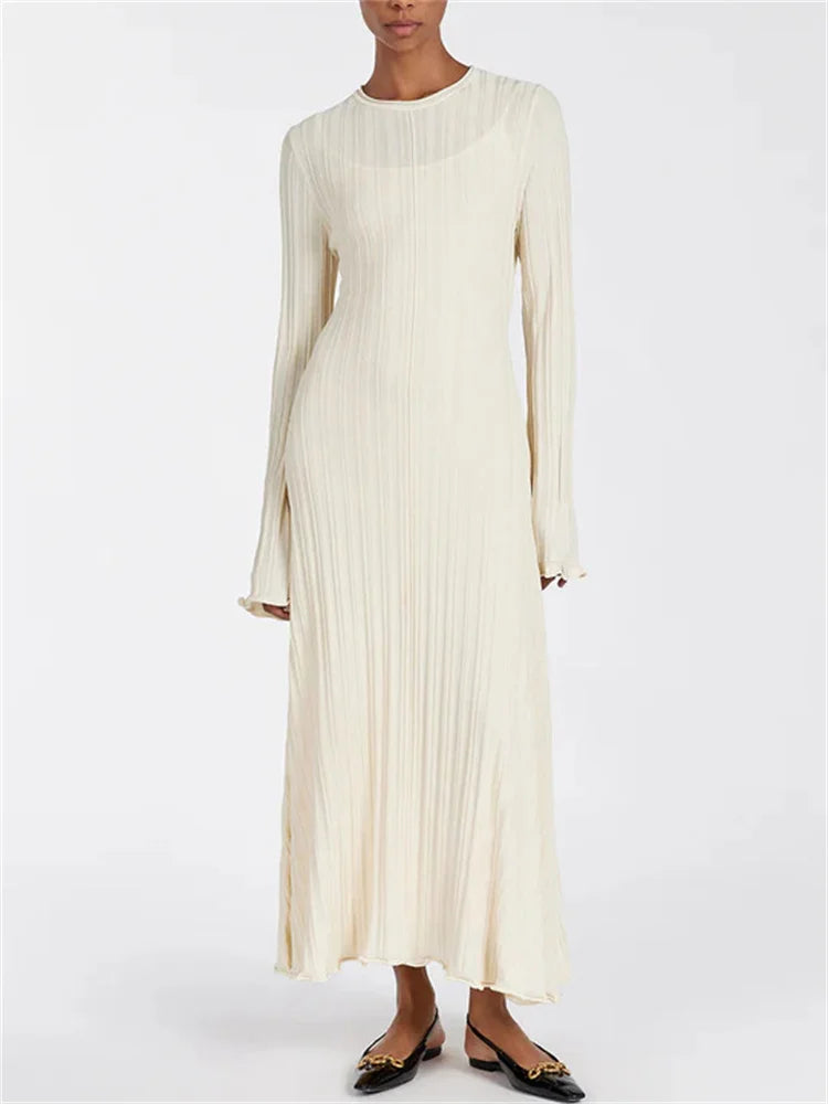 Women Lace-Up Dress