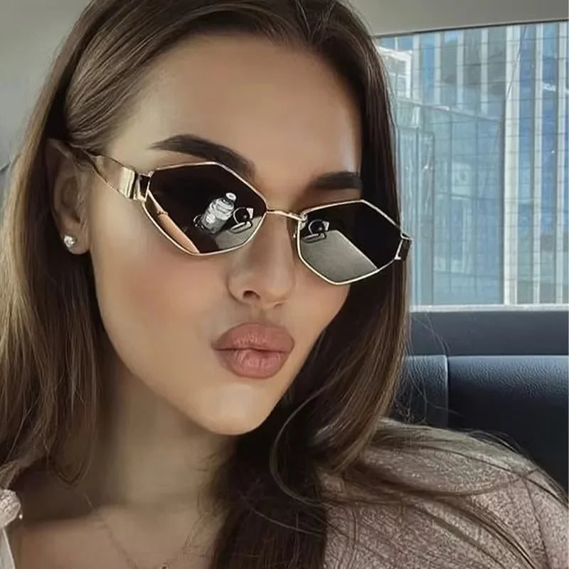 Women's Hexagon Sunglasses