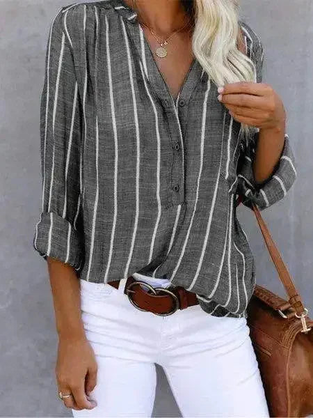 Women's Nice Casual Striped Shirt.