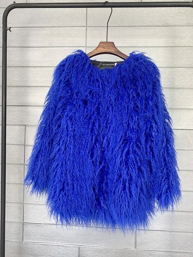 Women Colorful Coat Jacket