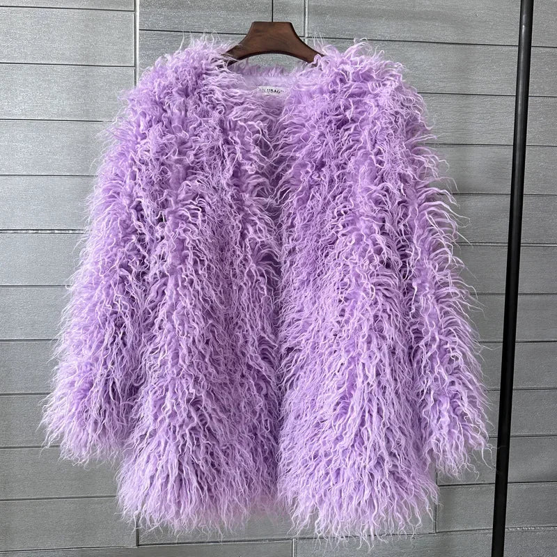 Women Colorful Coat Jacket