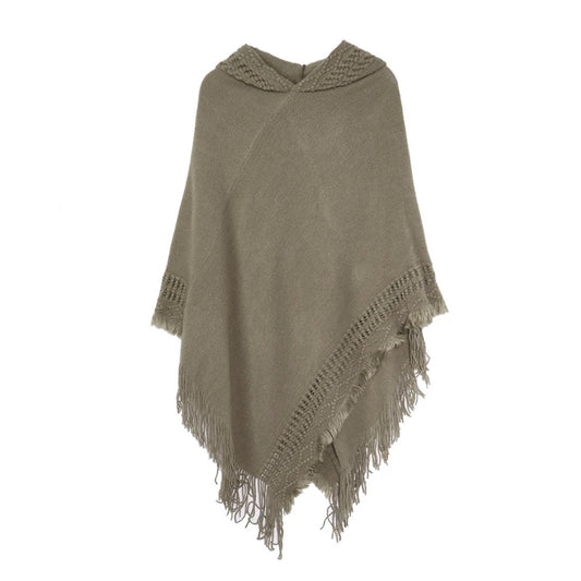 Crochet Hooded Poncho