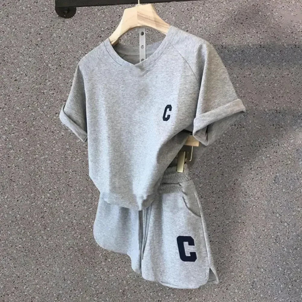 Women Top Shorts Set