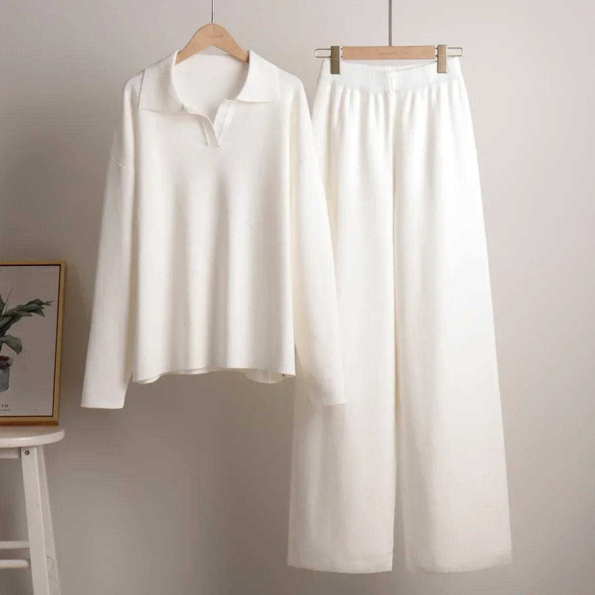 Women's Winter Thick Knitted Suits
