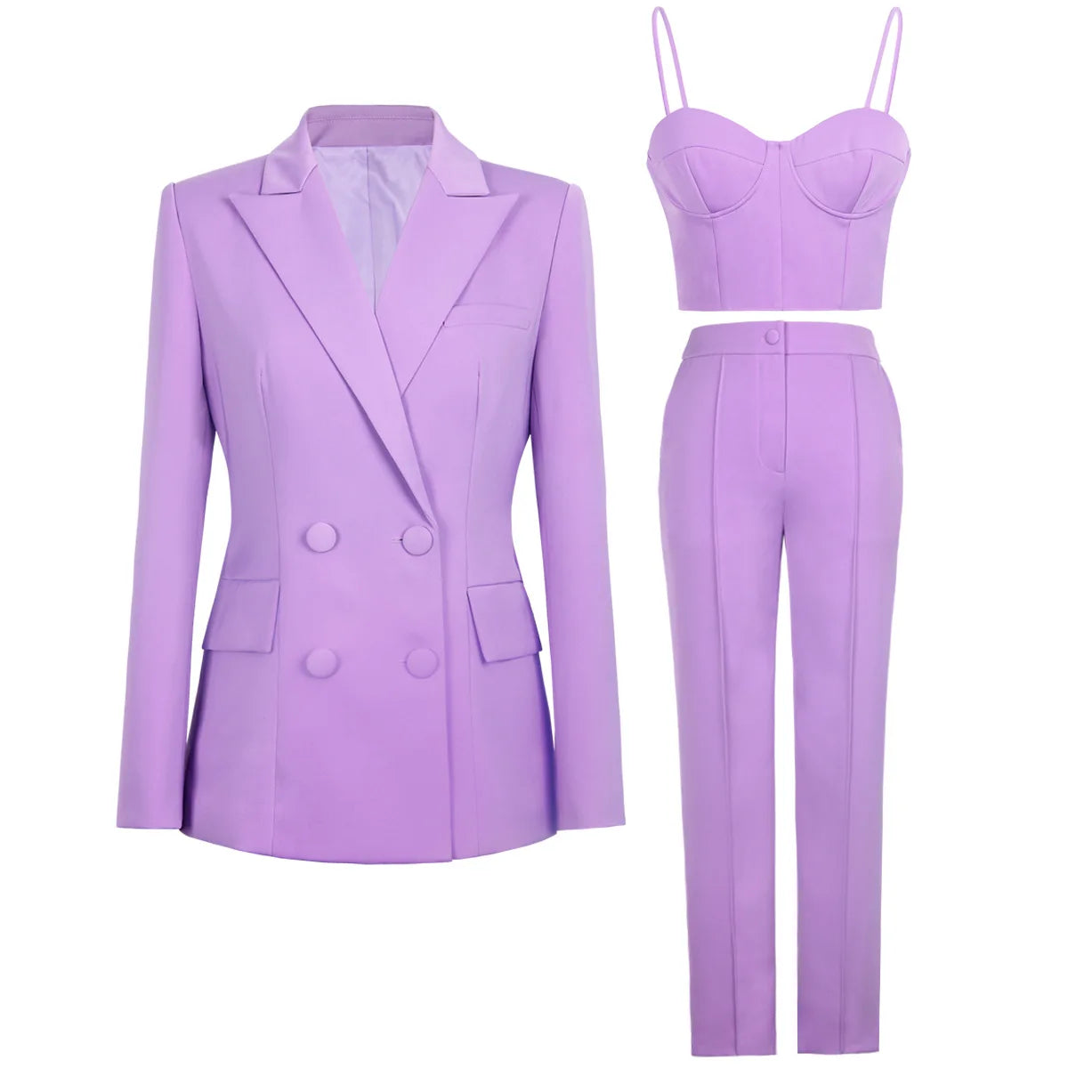 Professional Ladies Suit Three-piece Set