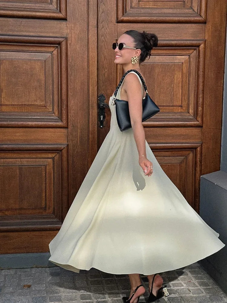 Women's Elegant White Dress