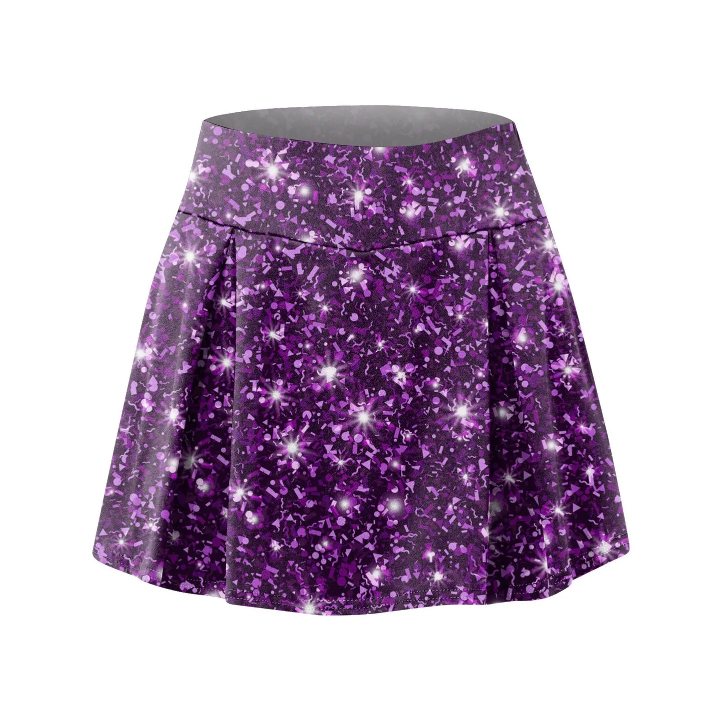 Women's Sports Elastic Tennis Skirt