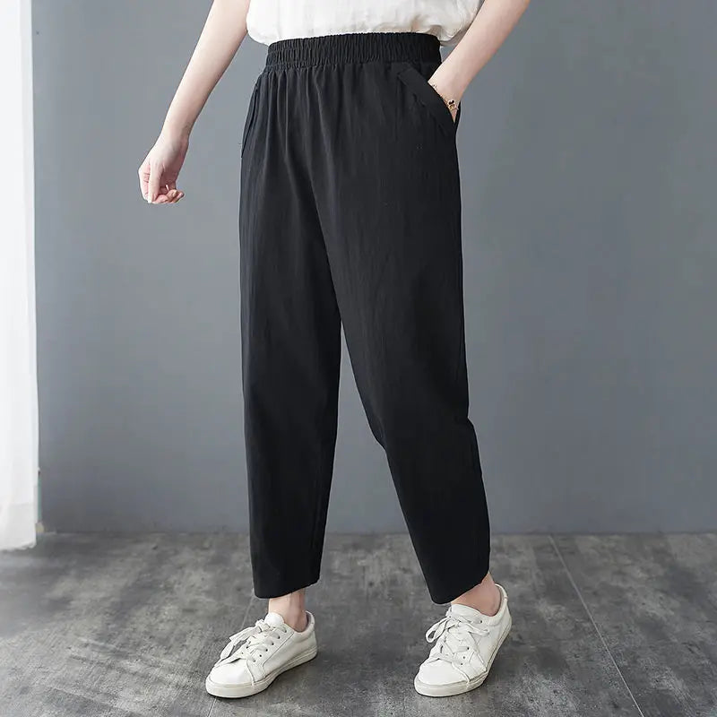 High Waist Casual Pants