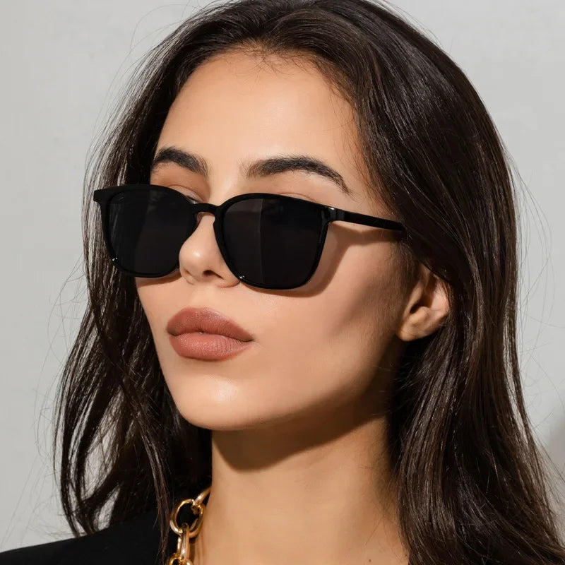 Women's Retro Rectangle Sunglasses