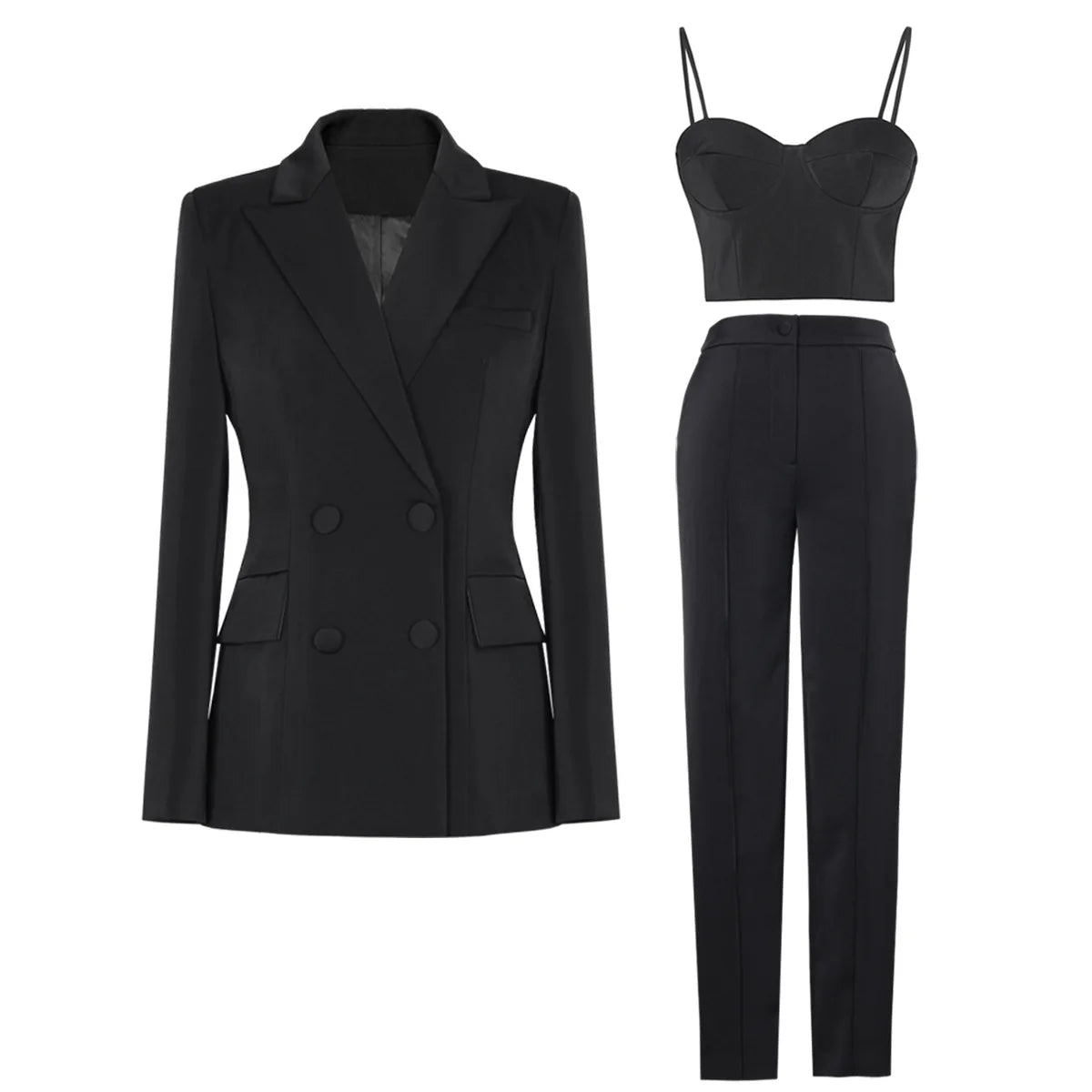 Professional Ladies Suit Three-piece Set