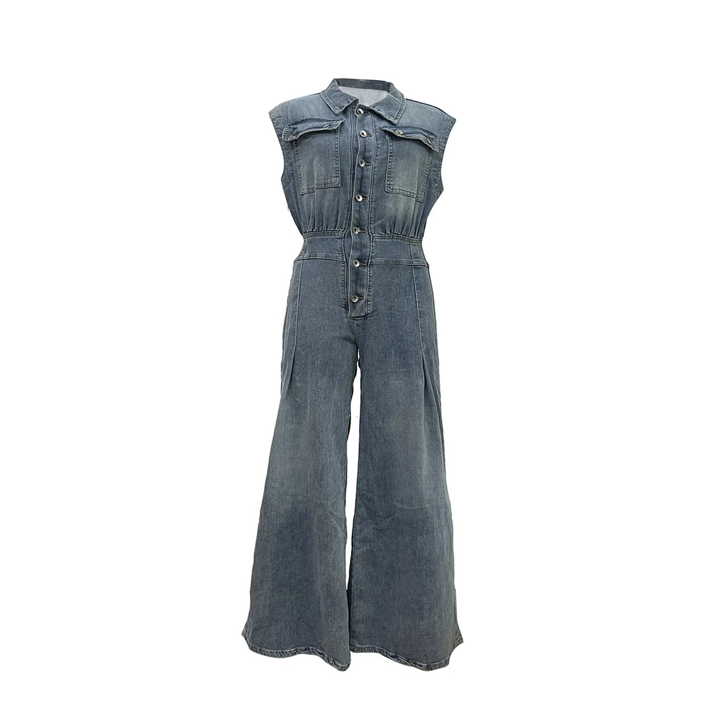 Women's Denim Jumpsuit