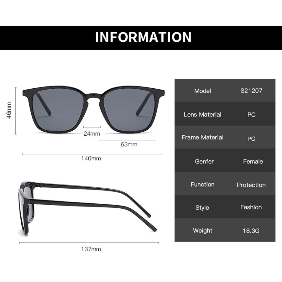 Women's Retro Rectangle Sunglasses