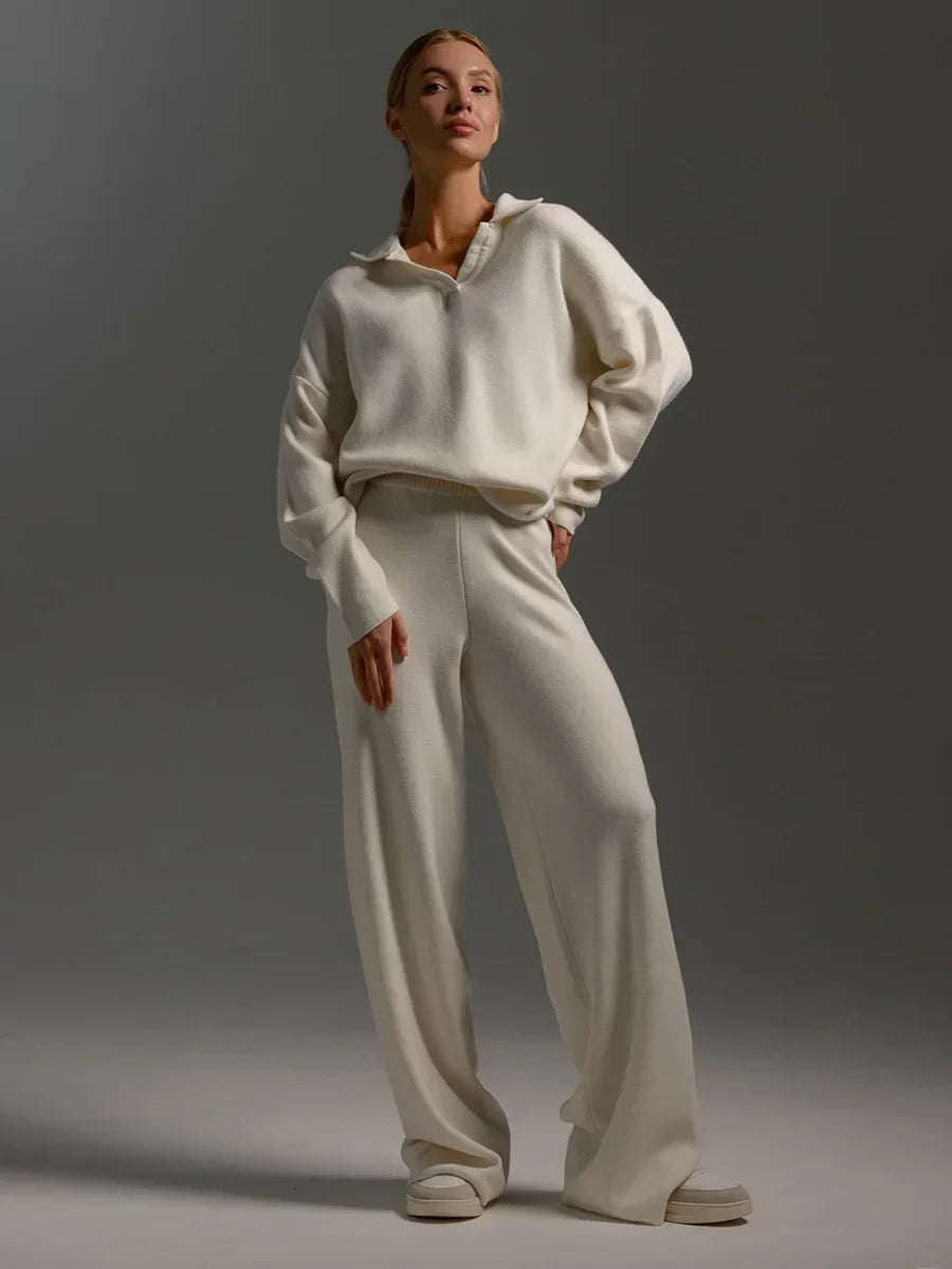 Women's Winter Thick Knitted Suits