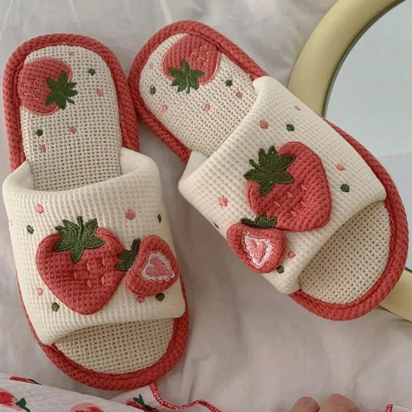 Comfortable Linen Home Slippers