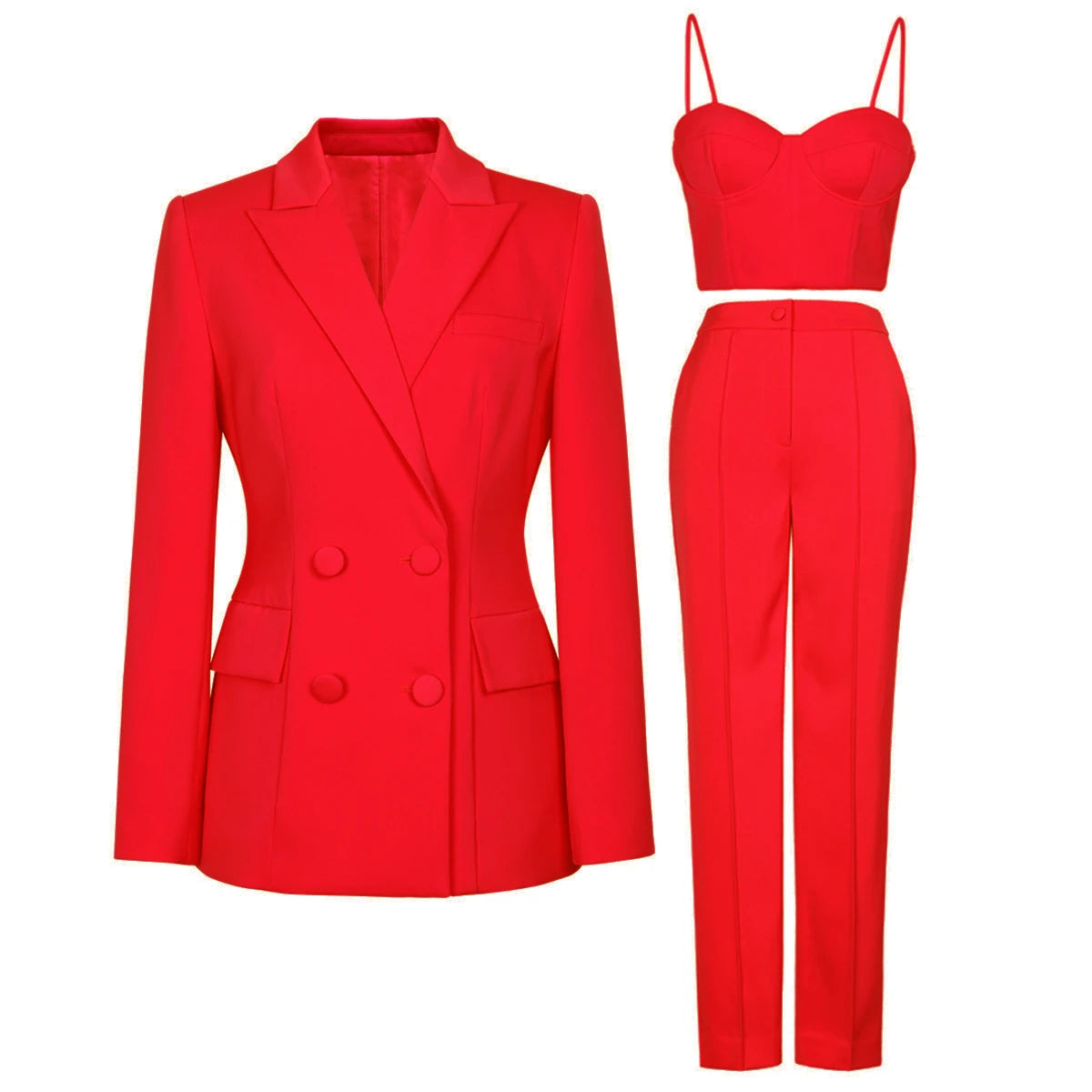 Professional Ladies Suit Three-piece Set