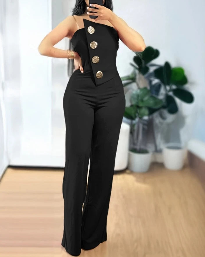 Strapless Jumpsuit