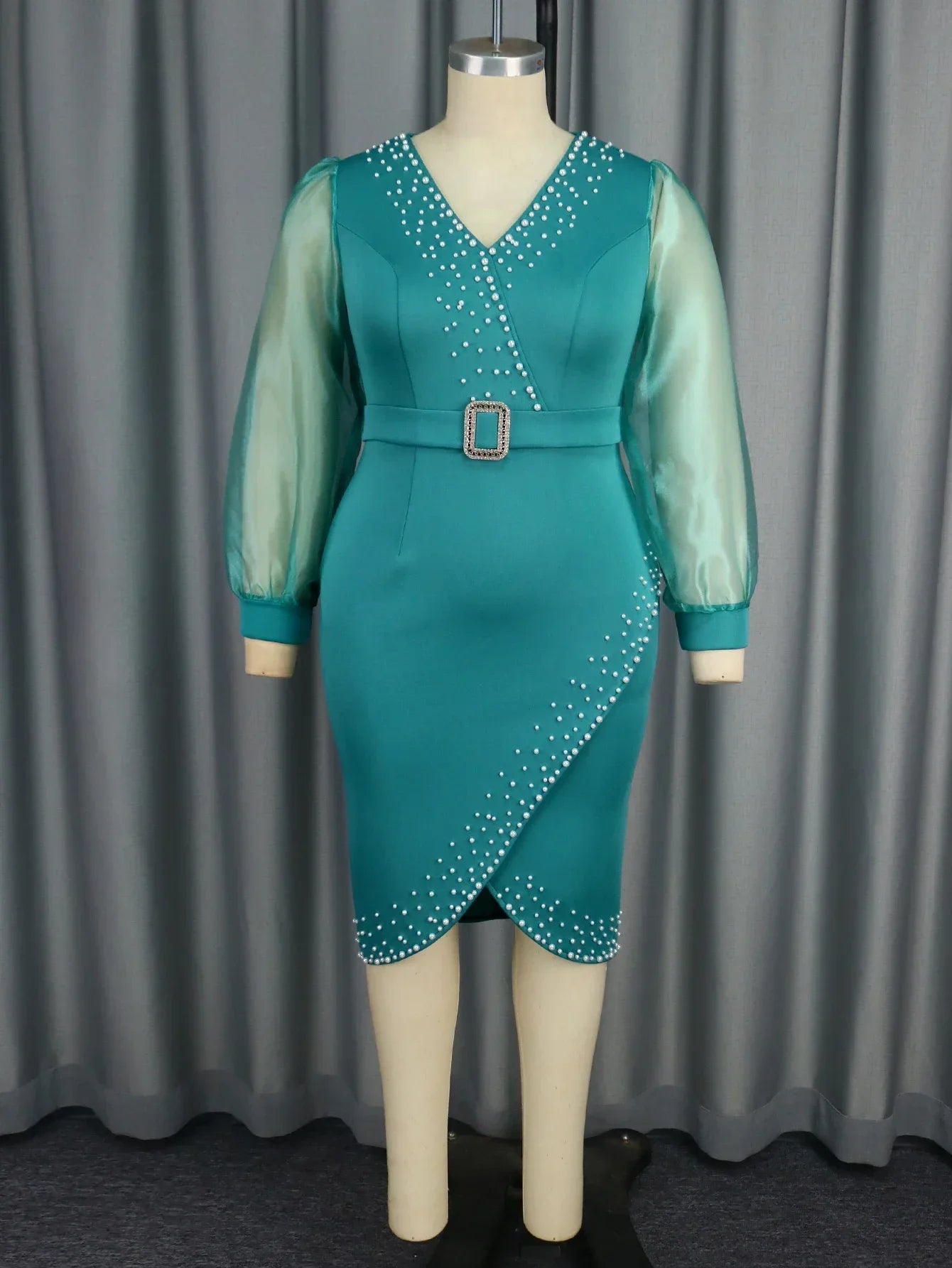Luxury V-neck Dress