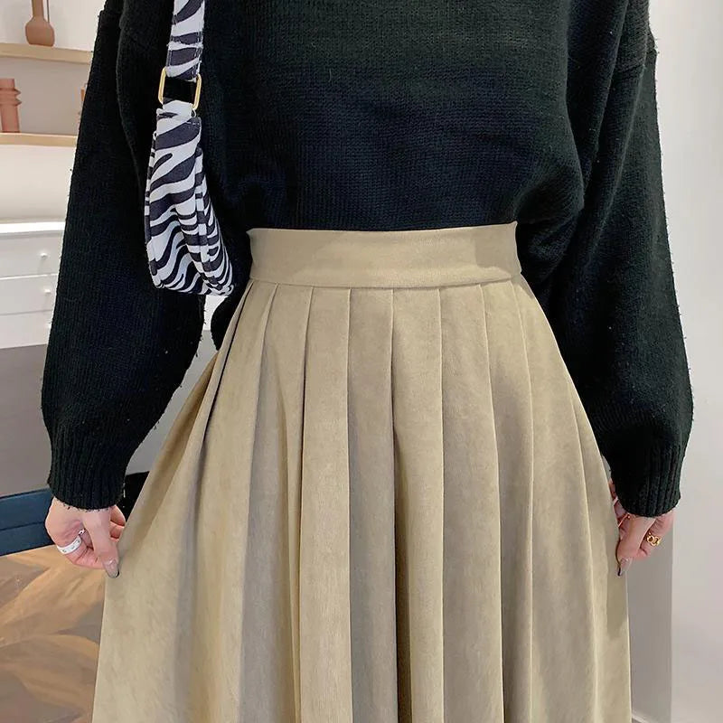 Lucy Vintage Pleated Skirt