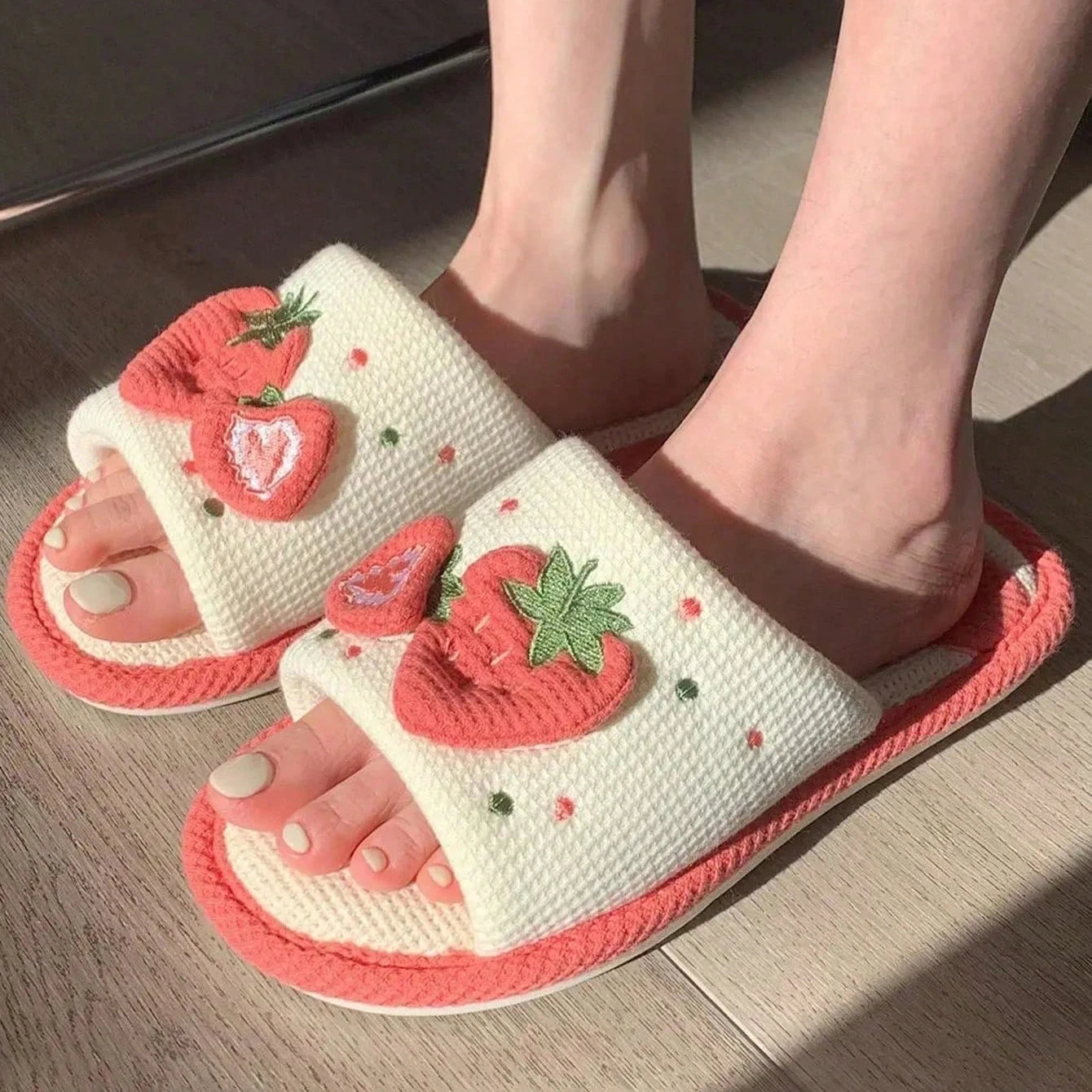 Comfortable Linen Home Slippers