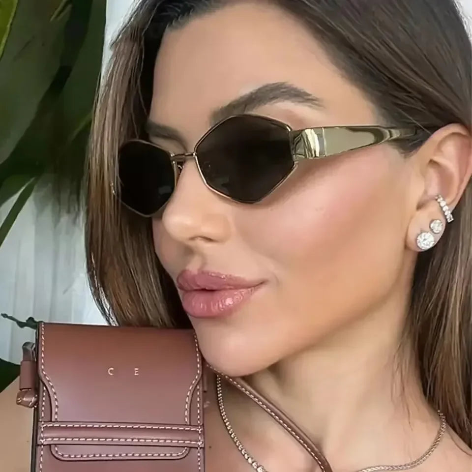 Women's Hexagon Sunglasses
