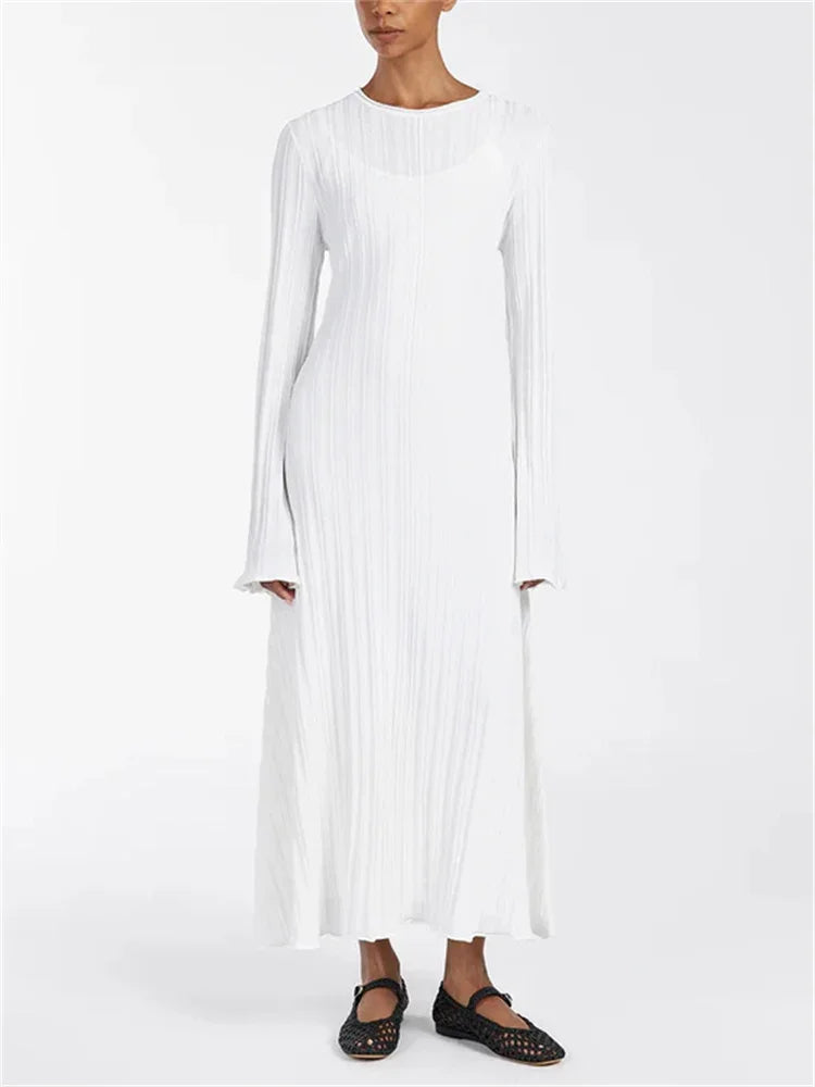 Women Lace-Up Dress