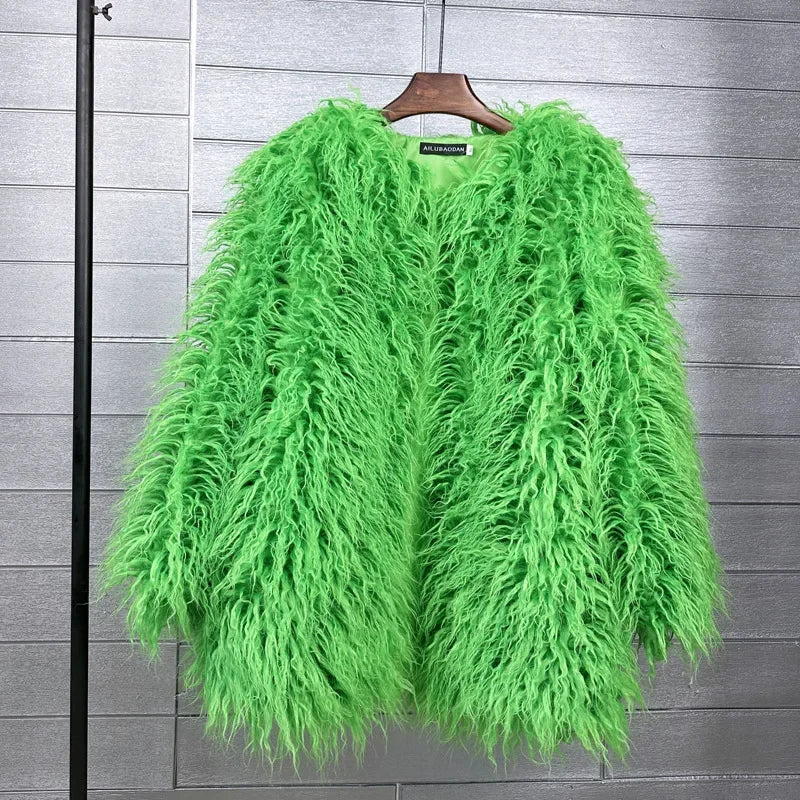 Women Colorful Coat Jacket