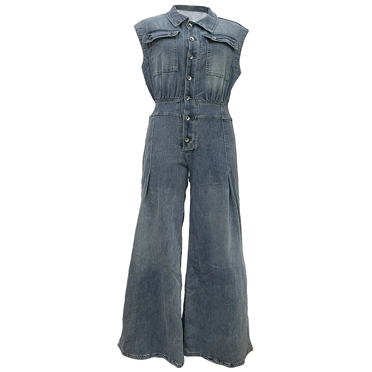 Women's Denim Jumpsuit