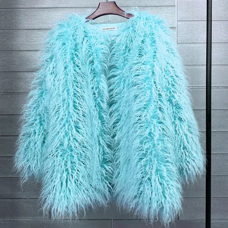 Women Colorful Coat Jacket