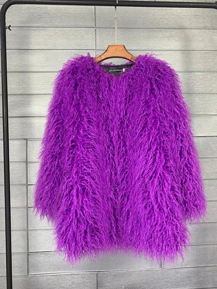 Women Colorful Coat Jacket