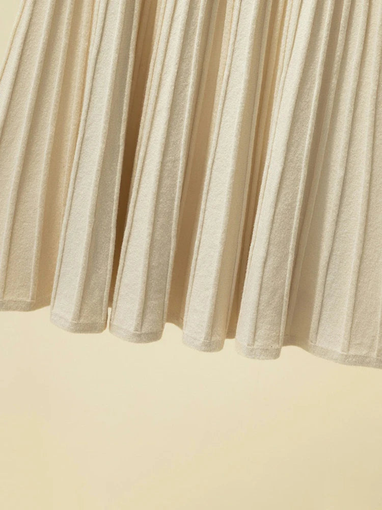 Pleated Long Skirts