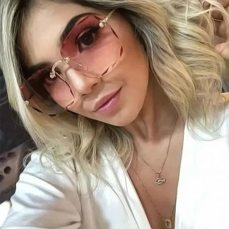 Rimless Women's Sunglasses