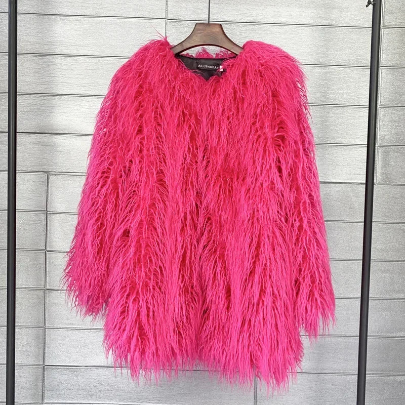 Women Colorful Coat Jacket