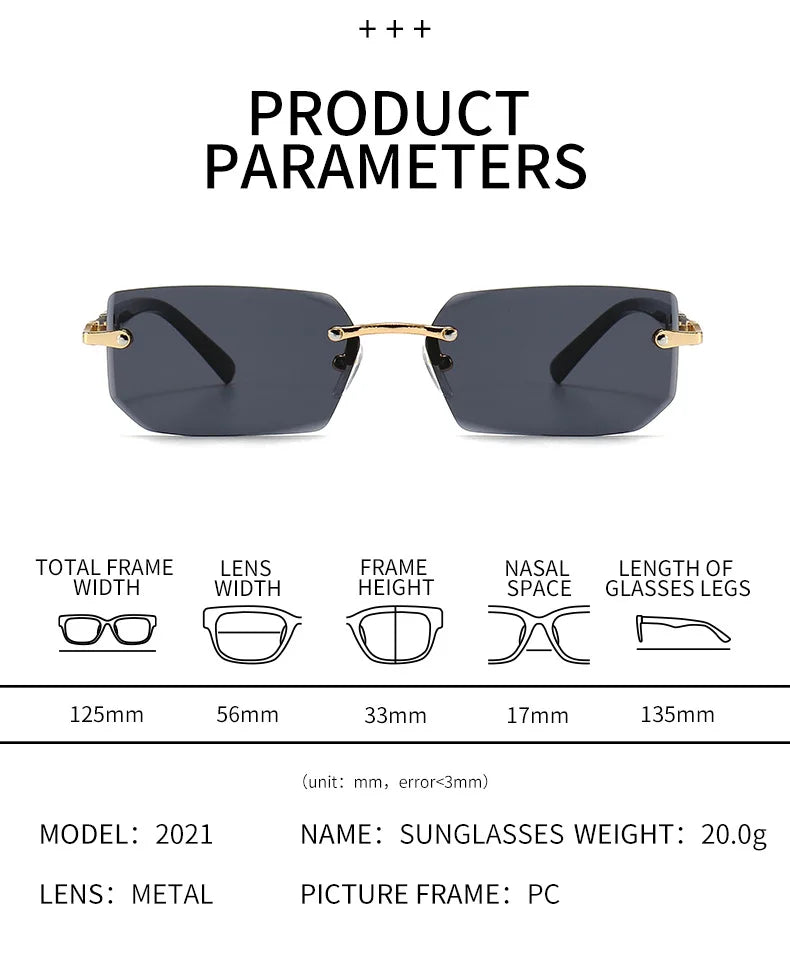 Women's Rectangle Shades