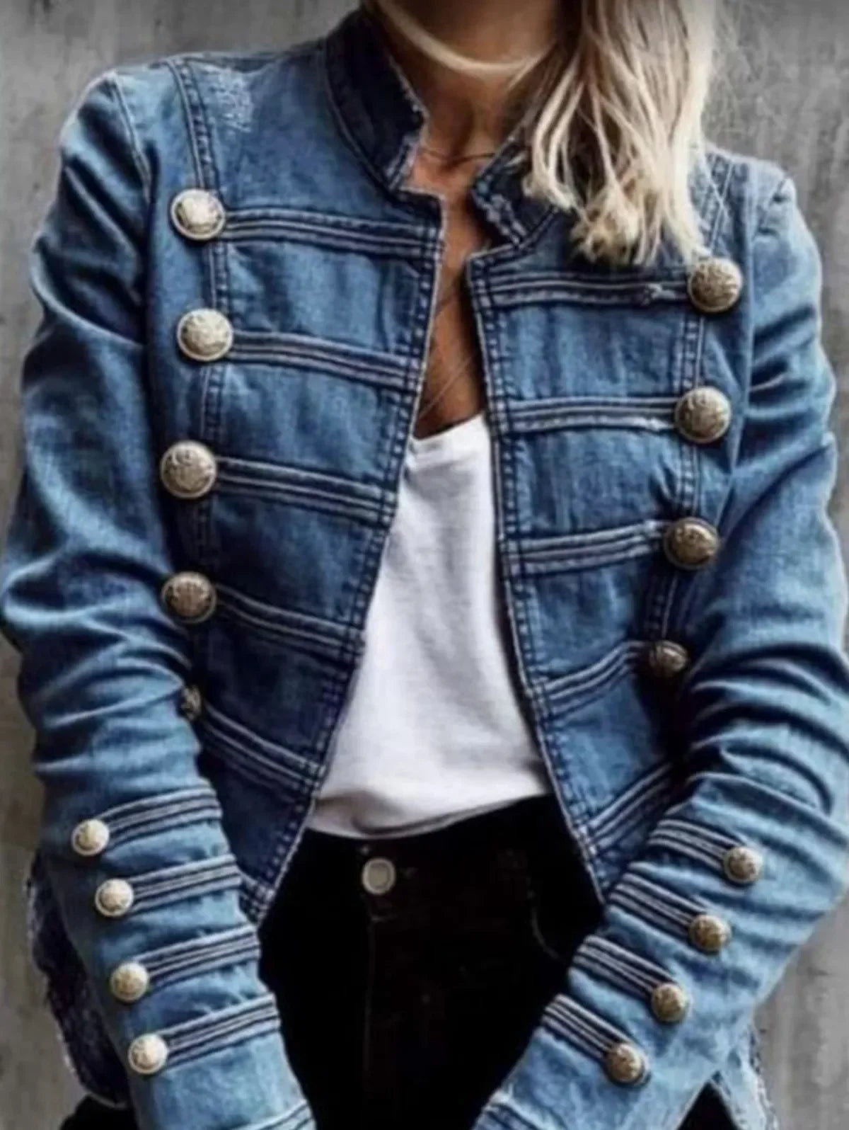 Slim Fit Denim Jacket