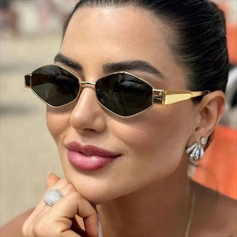 Women's Hexagon Sunglasses